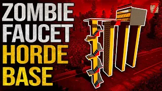 How to STOP The FLOW of Zombies  - 7 Days To Die Alpha 21 - The "Zombie Faucet" Horde Base Idea