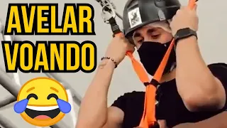 DANILO AVELAR PULANDO NA TIROLESA DA NEO QUÍMICA ARENA | VÍDEO DO SALTO DO JOGADOR DO CORINTHIANS