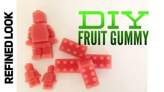 LEGO Fruit Gummies | How to make gummy candy at home