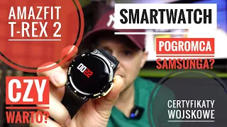 Jaki smartwatch wybrać 2023 czyli Amazfit T-REX 2 Najlepszy? Czy kupić? Wojskowe certyfikaty, warto?
