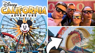 PRIMA VOLTA SULLE MONTAGNE RUSSE per MATILDE e NICOLÒ: Disney California Adventure