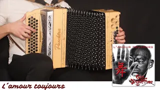 L'Amour Toujours (Gigi D'Agostino) auf der Ziehharmonika