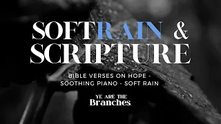 GET SOME REST// Bible Verses On Hope w/ Soft Rain & Piano for Sleep & Meditation (5 HRS)