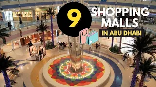 Top 9: Best Shopping Malls in Abu Dhabi [4K]  | Complete Tour (Amazing Architecture)