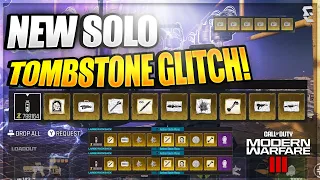 *CRAZY* SOLO HOW TO SET UP Tombstone Glitch AFTER PATCH! (MW3 ZOMBIE GLITCH) (FULL WALK-THROUGH)