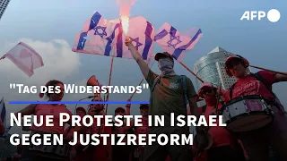 "Tag des Widerstands" in Israel gegen Justizreform | AFP