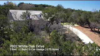 Video tour of 7602 White Oak Dr in Lago Vista, TX