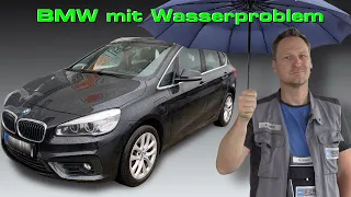 BMW 225xe Active Tourer mit Wassereintritt.