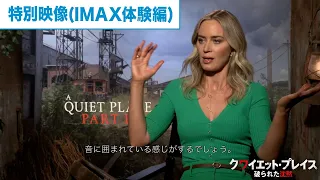 映画『クワイエット・プレイス 破られた沈黙』IMAX映像