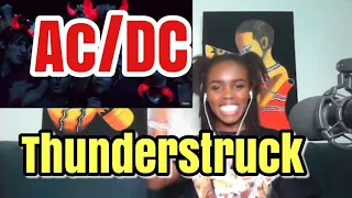 African Girl Reaction To  AC/DC - Thunderstruck (Live At River Plate, December 2009)