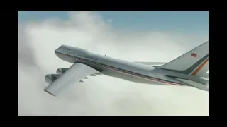 China Airlines Flight 006 Landing Animation