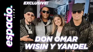 EXCLUSIVA! Don Omar y Wisin y Yandel nos reciben desde la filmación de su video musical de SANDUNGA