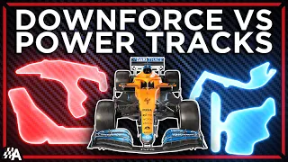 The Difference Between F1's High Downforce And Power Tracks
