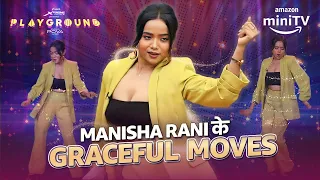 Manisha Rani Ka Dance In Playground Season 3🔥ft. Valence, BT Android | Amazon miniTV