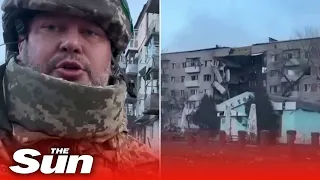 'Constant shelling': Ukrainian soldier describes battle in Bakhmut