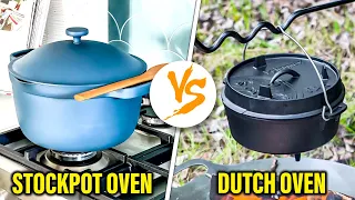 Stockpot vs Dutch Oven: What Are The Differences? (A Detailed Comparison)