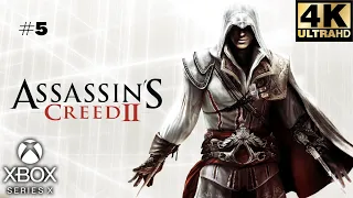 Assassin's Creed II Walkthrough Gameplay Part Five | Xbox Series X, Xbox 360 | 4K