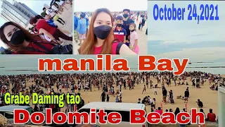 Manila Bay Dolomite Beach | Grabe Sobrang Daming tao