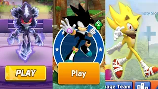 Sonic Dash vs Sonic Forces vs Sonic Dash 2 Sonic Boom - Dark Silver vs Mephiles All Characters