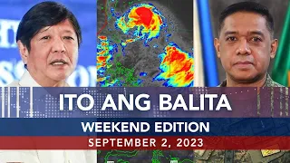 UNTV: Ito Ang Balita Weekend Edition | September 2, 2023