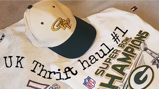 UK Thrifting #1 - Tommy Hilfiger, Vintage Adidas + Lacoste! - Trip to the Thrift