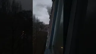 Пожар в девятиэтажки Мариуполя