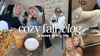 WEEK IN MY LIFE: cozy fall days, lots of family time, + hair appointment vlog!