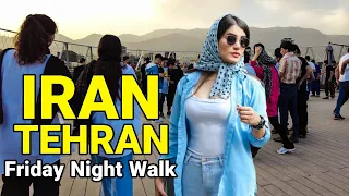 IRAN 2023 🇮🇷 Friday Walk In one of The Best Tourist Places In Tehran ایران