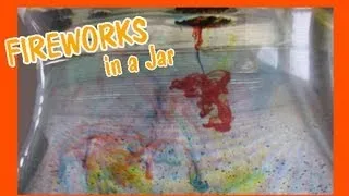 Easy Kids Science Experiment Fireworks in a Jar