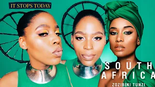 Miss Universe 2019 Zozibini Tunzi inspired look| Natural Hair | Afro