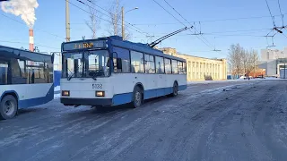 Троллейбус, маршрут №4 ВМЗ-5298-020 б.5132 (10.03.2021) Санкт-Петербург