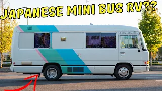 This 1992 Diesel Toyota Mini Bus is an AMAZING Van Life Platform. 1992 Toyota Coaster Motorhome POV