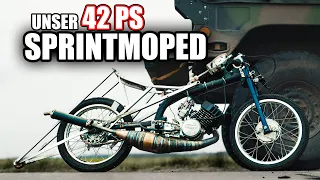 Das ist Selbstmord! 130ccm im Sprintmoped | PZ Simson Tuning