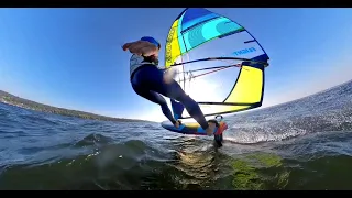 The Beauty of Windfoiling captured by different and new GoPro Hero 10 and MAX angles | Andy Laufer