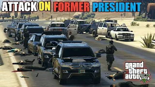 GTA 5 | High Level Security Protocol | Former President Died In Police Attack | Game Loverz