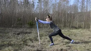 Ćwiczenia rozciągające - Nordic Walking ChodzęBoLubię