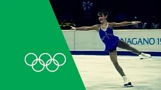 15 Year Old Tara Lipinski Wins Figure Skating Gold | Olympic Rewind