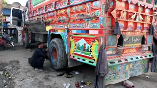 Greasing Hino Truck Bearings And Fitting Rear Wheel Hub