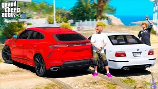 РЕАЛЬНАЯ ЖИЗНЬ В GTA 5 - ПОЕЗДКА НА ОТДЫХ С ГАРВИНОМ НА LAMBORGHINI URUS И BMW M5 E39! 🌊ВОТЕР