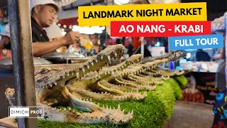 🇹🇭 Ao Nang · Krabi · Thailand · Landmark Night Market · Food and Souvenirs · Full Tour 2024