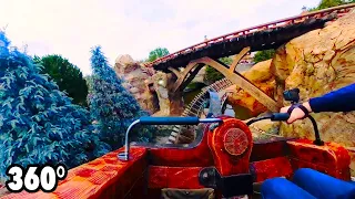 Seven Dwarfs Mine Train (Magic Kingdom) -VR ONRIDE - 360° swinging family roller coaster POV