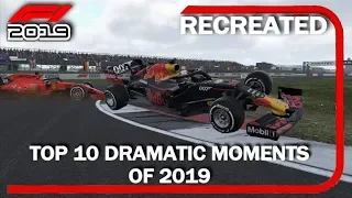 F1 2019 GAME: RECREATING THE MOST DRAMATIC MOMENTS OF 2019