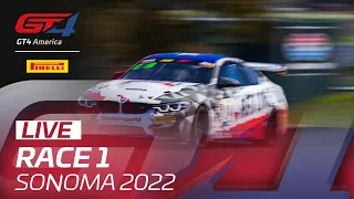 LIVE | Race 1 | Sonoma | GT4 America 2022