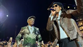 Jay-Z  Ft Pharrell Williams performance at the Louis Vuitton Men Spring/Summer 2024