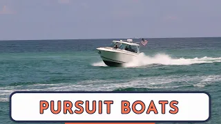 PURSUIT BOATS AT THE BOCA RATON INLET / BOAT VIDEOS / CUSTOM YACHT SHIRTS