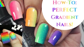 Nail Art for Beginners: How to create PERFECT Gradient Nails!!