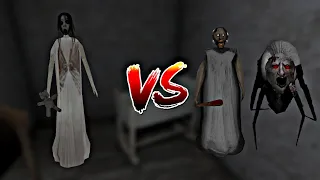 Slendrina VS Granny & Spider Angelina (Granny Update 1.8)