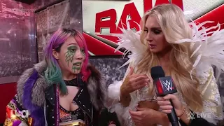 WWE RAW 01/02/21: Asuka & Charlotte Flair Backstage Segment