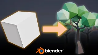 Create a Low Poly Tree in Blender in 1 Minute!