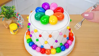 Best of Sweety Rainbow Buttercream Cake 🌈 How To Make Miniature Cute Rainbow Cake 🍥 COA Cakes ❤️